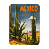 Vintage Travel Poster Mexico Magneet (Verticaal)