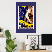 Vintage Travel Poster Montserrat Spanje (Thuiskantoor)