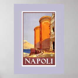 Vintage Travel Poster Napoli