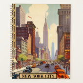 Vintage Travel Poster New York City Planner (Voorkant)