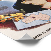 Vintage Travel Poster Ontdek Australië (Hoek)