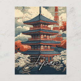 Vintage Travel Poster: Ontdek de aantrekkingskrach Briefkaart