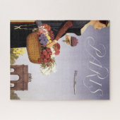 Vintage Travel Poster, Parijs via Constellation Legpuzzel (Horizontaal)