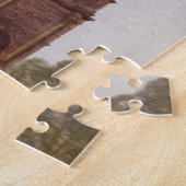 Vintage Travel Poster, Parijs via Constellation Legpuzzel (Zijkant)