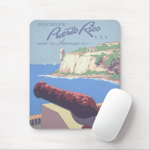 Vintage Travel Poster Promoting Puerto Rico Muismat