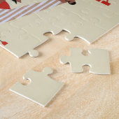 Vintage Travel Poster Puzzle Legpuzzel (Zijkant)