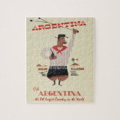 Vintage Travel Poster Puzzle Legpuzzel (Verticaal)