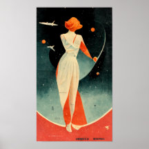 Vintage Travel Poster. Ruimte
