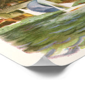 Vintage Travel Poster San Francisco Bay Ferry Boat (Hoek)