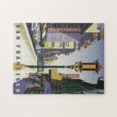 Vintage Travel Poster San Francisco Legpuzzel (Horizontaal)