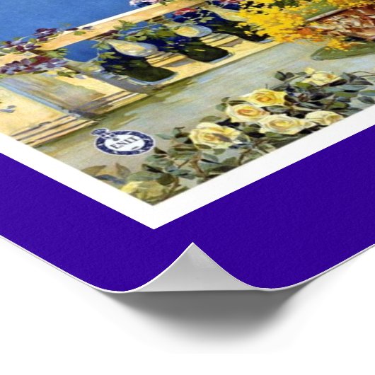 Vintage Travel Poster Sanreno (Hoek)