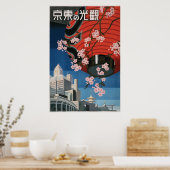 Vintage Travel Poster Tokyo Japan (Keuken)