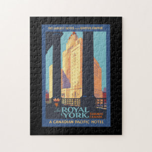 Vintage Travel Poster Toronto Canada Legpuzzel