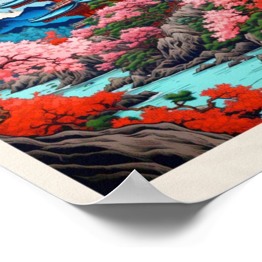 Vintage Travel Poster van Japan (Hoek)