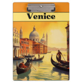 Vintage Travel Poster Venetië, Italië Klembord (Voorkant)
