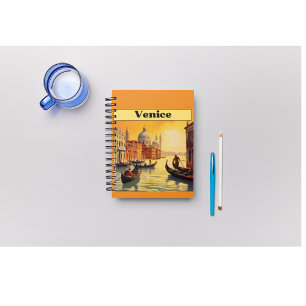 Vintage Travel Poster Venetië, Italië Planner