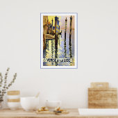 Vintage Travel Poster Venice (Keuken)