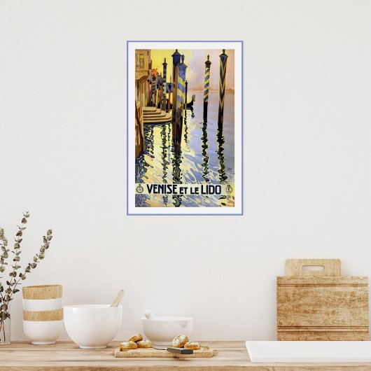 Vintage Travel Poster Venice (Keuken)