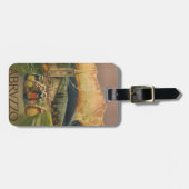 Vintage Travel Poster voor Abruzzo, Italië. Bagagelabel (Voorkant horizontaal)