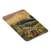 Vintage Travel Poster voor Abruzzo, Italië. Magneet (Rechterzijde)