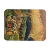 Vintage Travel Poster voor Abruzzo, Italië. Magneet (Horizontaal)