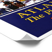 Vintage Travel Poster voor Atlantic City Print (Hoek)