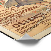 Vintage Travel Poster voor België (Hoek)