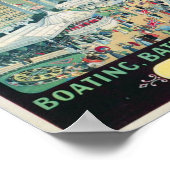 Vintage Travel Poster voor Bridlington, Engeland (Hoek)