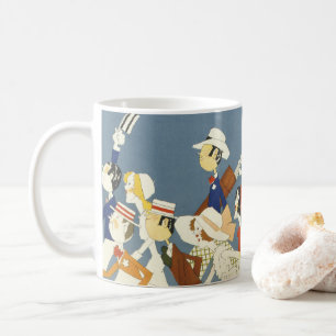 Vintage Travel Poster voor de New Haven R.R. Koffiemok