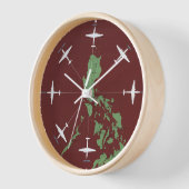 Vintage Travel Poster voor Filipijnse luchtvaartma (Hoek)