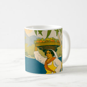 Vintage Travel Poster voor Jamaica Koffiemok