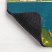 Vintage Travel Poster voor Jamaica Muismat (Hoek)