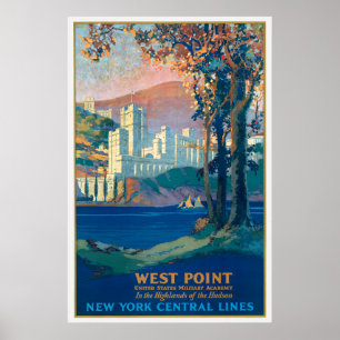 Vintage Travel Poster voor New York Central Lines