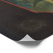 Vintage Travel Poster voor Palermo, Italië. (Hoek)