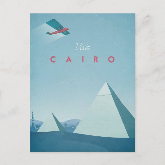Vintage Travel Posters - Caïro - Art Briefkaart (Voorkant)