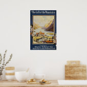 Vintage Travel Posters - Glacier National Park (Keuken)