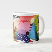 Vintage Travel Posters Grote Koffiekop (Voorkant rechts)