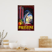 Vintage Travel Posters - Palestina, Jeruzalem (Keuken)