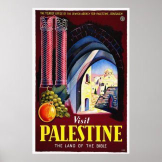 Vintage Travel Posters - Palestina, Jeruzalem