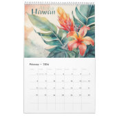 Vintage Travel Posters van Hawaii 2025 Kalender (Feb 2026)