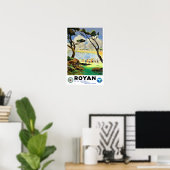 Vintage Travel - Royan - Frankrijk Poster (Thuiskantoor)