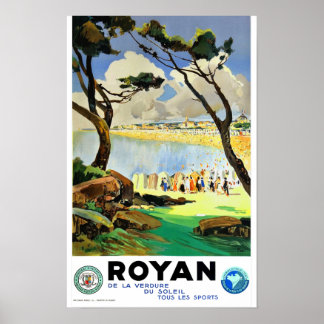 Vintage Travel - Royan - Frankrijk Poster