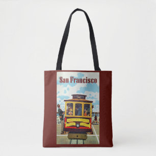 Vintage Travel San Francisco USA tassen
