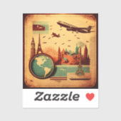 Vintage Travel Stickers (Vel)