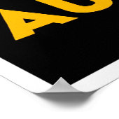 Vintage Travel Sydney Australië Poster (Hoek)