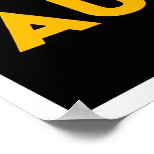 Vintage Travel Sydney Australië Poster (Hoek)