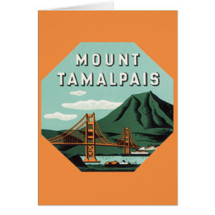 Vintage Travel, Tamalpais Mountain of Mount Tam