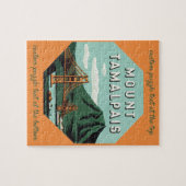 Vintage Travel, Tamalpais Mountain of Mount Tam Legpuzzel (Horizontaal)