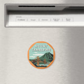 Vintage Travel, Tamalpais Mountain of Mount Tam Magneet (Insitu (Vaatwasser))