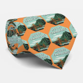 Vintage Travel, Tamalpais Mountain of Mount Tam Stropdas (Opgerold)